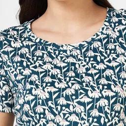 Honey by Pantaloons Floral Print Cotton Top image 3