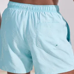 NEXT Men Embroidered Swim Shorts image 3