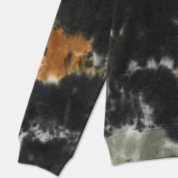 R&B Kids Black Tie-Dye Regular Fit Hoodie image 4