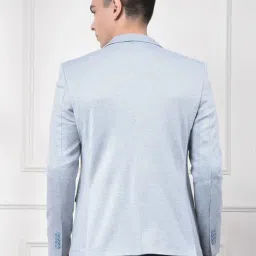 Crimsoune Club Blue Polyester Slim Fit Blazer image 2
