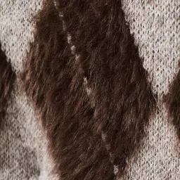 MANGO Argyle Self Design Pullover image 3