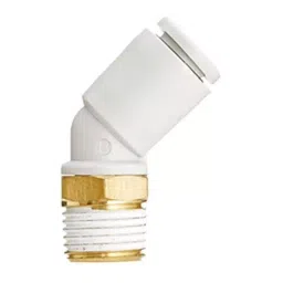 SMC KQ2 Series Elbow Fitting, Push In 4 mm to R 1/4 Male, Threaded-to-Tube Connection Style, KQ2K04-02AS-picture-14