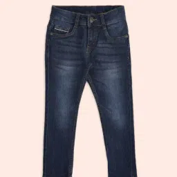 Pantaloons Junior Blue Tapered Fit Jeans-picture-26