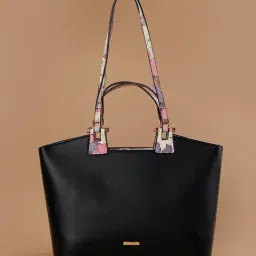 Code by Lifestyle Black Logo Shoulder Handbag-picture-22