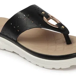 ELLE Women Open Toe Flats image 5