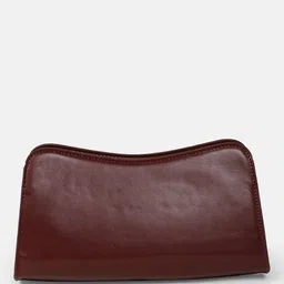 HAUTE SAUCE by Campus Sutra Leather Structured Sling Bag with Bow Detail image 3