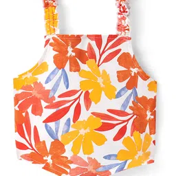 Pine Kids Cotton Knit Sleeveless Top Floral Print - Multicolor-picture-22