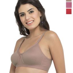 College Girl Women Pack Of 3 Full Coverage Lightly Padded Bra-picture-30