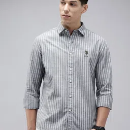 U.S. Polo Assn. Denim Co. Striped Pure Cotton Casual Shirt image 5