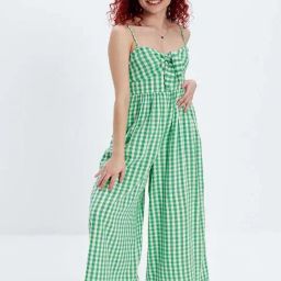 American Eagle Outfitters Green Printed Jumpsuit-picture-9