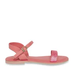 Pantaloons Junior Cloud Pink Ankle Strap Sandals-image-49