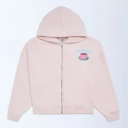 Y&F Kids by Westside Pink Cotton-Blend Hoodie-picture-15