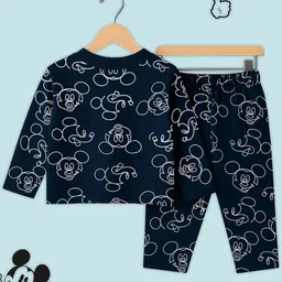 YK Disney Boys Printed Round Neck Cotton T-shirt With Pyjamas image 2