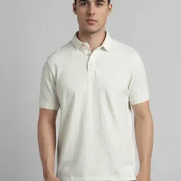 Simon Carter London Beige Cotton Slim Fit Polo T-Shirt-picture-45