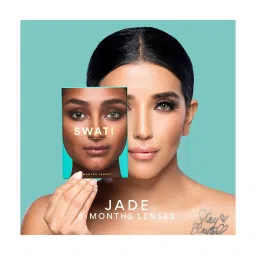 Swati Cosmetics Coloured Contact Lenses - Jade (6 Months, Power - 1.00) image 5