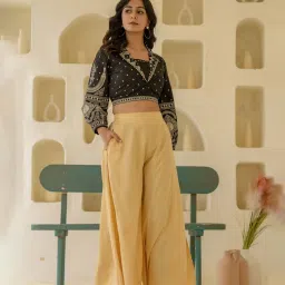 Juniper Gold Solid Palazzo image 5