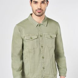 SF JEANS by Pantaloons Men Washed Crop Denim Jacket-picture-10