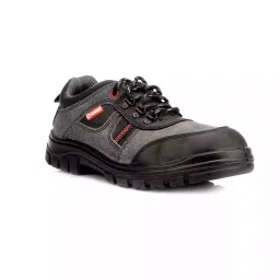 Coogar Steel Toe Safety Shoes Low Ankle Single Density Size UK 5 Black Model Adonis-picture-17