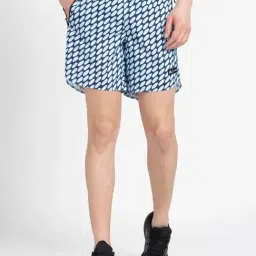 adidas MARIMEKKO RUN ICONS Blue Slim Fit Sports Shorts-image-24