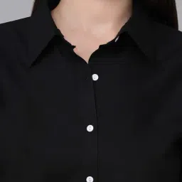 Style Quotient Black Regular Fit Shirt image 5