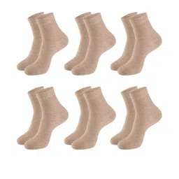 MUKHAKSH Unisex Beige Socks-picture-27