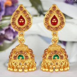 VIVASTRI Women Gold-Plated Alloy Earrings-picture-16