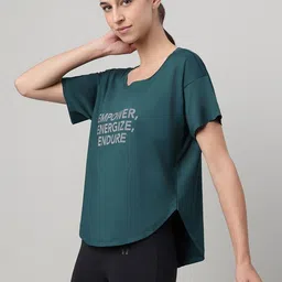 MKH Women Typography Printed Dri-FIT T-shirt-picture-25