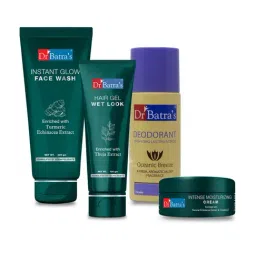 Dr. Batra's Hair Gel, Instant Glow Face Wash, Deo For Men & Moisturizing Cream-image-21