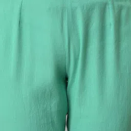 AURELIA Women Slim Fit Cotton Trousers image 4