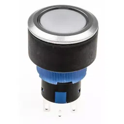 RS PRO Illuminated Push Button Switch Momentary 22.2 mm SPDT Red LED 250 V AC, 1758298 image 2