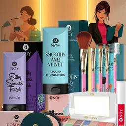 NOY Set Of 10 Long Lasting Waterproof Makeup Combo image 1