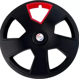 Auto Pearl ScBR01 R17 17 Inch PPress Type Wheel Hubcap with Retention Ring Glossy Black Red Strip Wheel Cover for MAHINDRA Scorpio Mhawk  (Set of 4)-picture-40