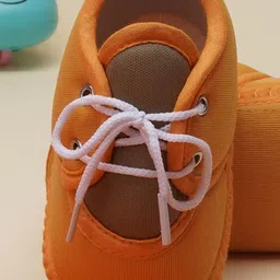 NESKA MODA Kids-Unisex Yellow Cotton Booties image 3