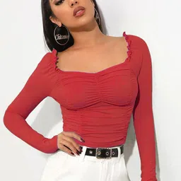 AVANOVA Sweetheart Neck Sheen Top image 4