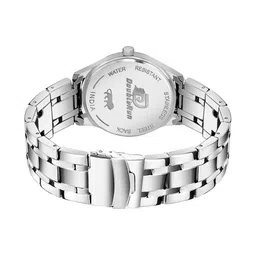 DOUBLERUN Men Dial & Stainless Steel Bracelet Style Straps Analogue Multi Function Watch image 3