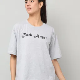 DDASPRATION Women Typography Printed Cotton T-shirt-image-19