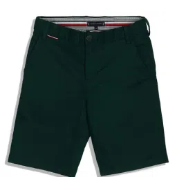Tommy Hilfiger Kids Prep Green Cotton Regular Fit Shorts-image-44