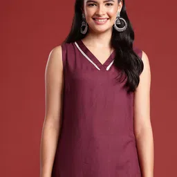 Anouk Regular Kurta with Trousers-picture-17