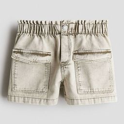 H&M Loose Fit Denim Shorts-picture-0