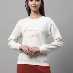 Cantabil Ecru Printed Pullover-image-28
