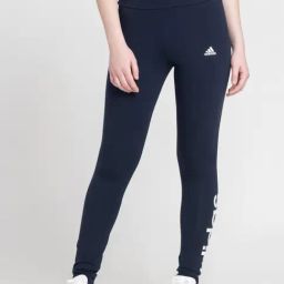 adidas Navy Cotton Printed Sports Track Pants-picture-24