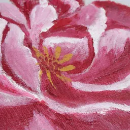 ZEBA Blue Floral Printed Linen Square Cushion Cover 12 inch x 22 inch image 2