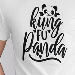 Seekbuylove Men Kung Fu Panda Printed Bio Finish Regular Fit T-shirt image 2