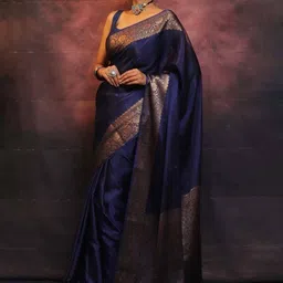 Mufa Woven Design Zari Saree-picture-39