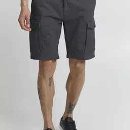 Mast & Harbour Men Regular Fit Flat-Front Cargo Shorts-picture-35