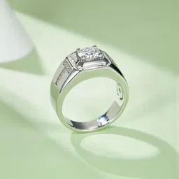 Iga collection Men Stone Studded Finger Ring-image-28