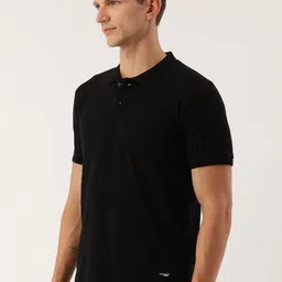 ARISE Men Polo Collar Pure Cotton T-shirt image 3