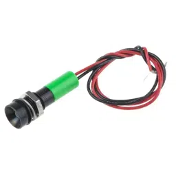 RS PRO Green Panel Mount Indicator 220V AC, Mounting Hole Size 8 mm, Termination Type Lead Wires, IP Rating IP67, Model No 7239652-picture-10
