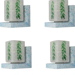 SOMIL Green Glass Cylinder Printed Wall Lamps-picture-31