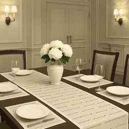 Attica Tracery 5-Pcs Beige Textured Table Linen Set-picture-34